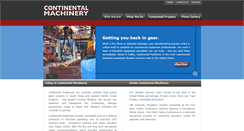 Desktop Screenshot of continentalmachinery.com