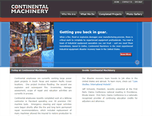 Tablet Screenshot of continentalmachinery.com